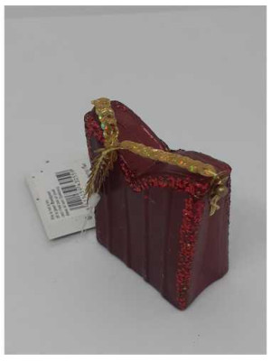 Decoratiune pentru Craciun gentuta cu sclipici 2