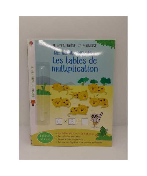 Carte in limba franceza les tables de multiplication