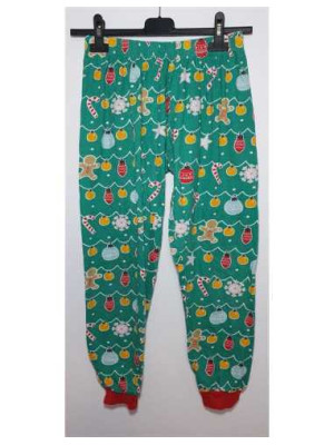 Pantaloni de pijama cu imprimeu de Craciun