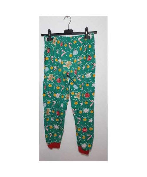 Pantaloni de pijama cu imprimeu de Craciun