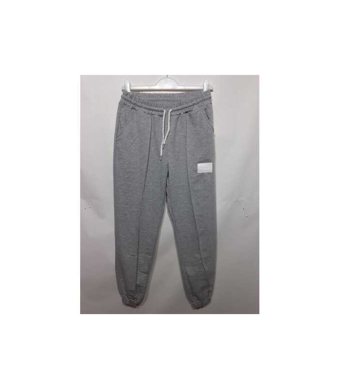 Pantaloni sport dama culoare gri cu buzunare Gio Style marime M