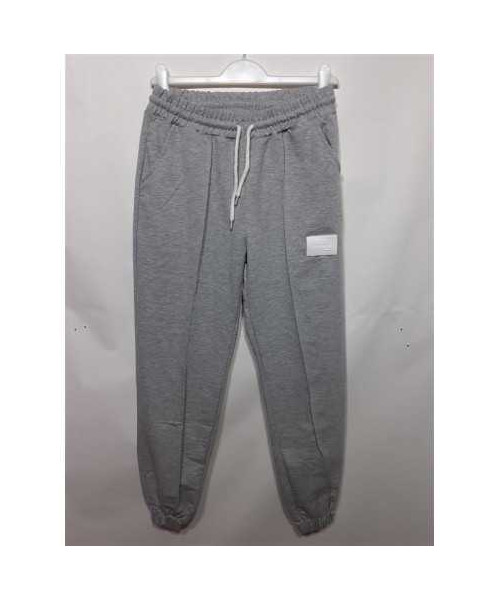 Pantaloni sport dama culoare gri cu buzunare Gio Style marime M