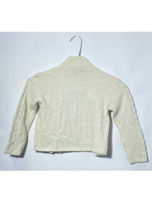 Puloveras fetite alb cu floricica Verrino marimea 3 4 ani 2