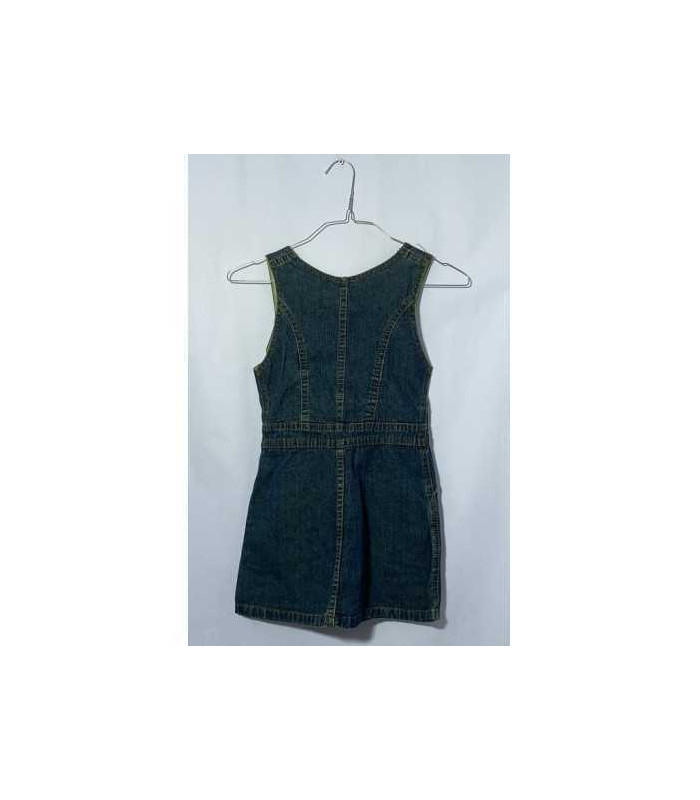 Sarafan fetite de blugi cu fermoar si buzunare Ritim Jeans marimea 7 8 ani