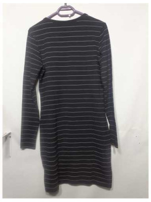 Rochita dama cu dungi H&M Basics marime M 2