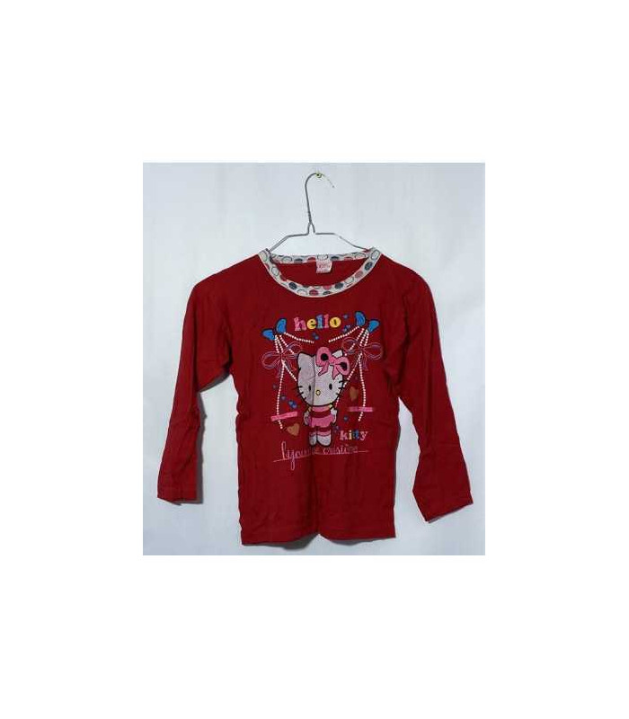 Bluzita de pijama fetite cu Hello Kitty Kids Club