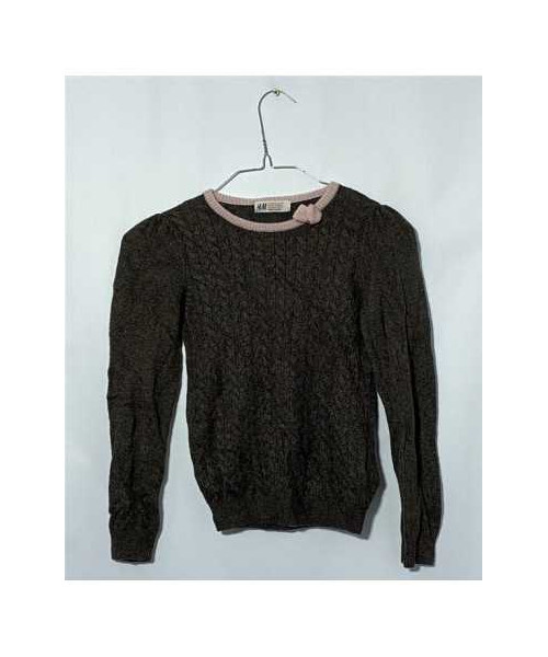 Puloveras fetite cu maneca lunga si fundita H&M