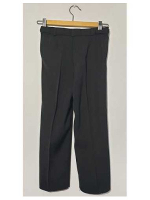 Pantaloni la dunga copii culoare negru 2