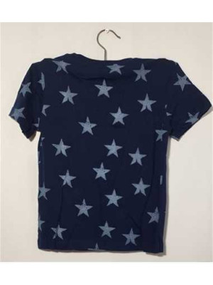 Tricou copii albastru cu stelute H&M 2