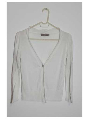 Pulover alb cu anchior Zara marime L