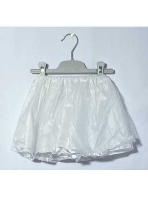 Fustita fetite alba cu panglica la tiv