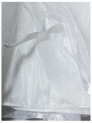 Fustita fetite alba cu panglica la tiv 2