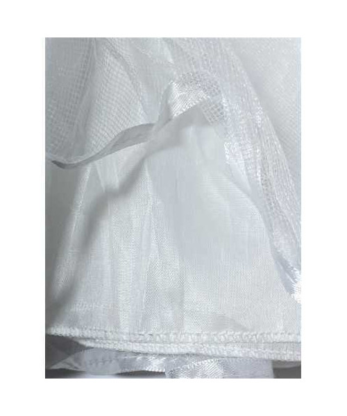 Fustita fetite alba cu panglica la tiv