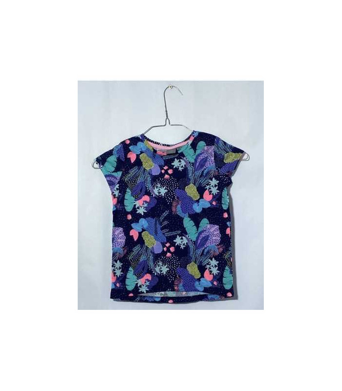 Tricou fetite cu imprimeu cu plante Little Kids