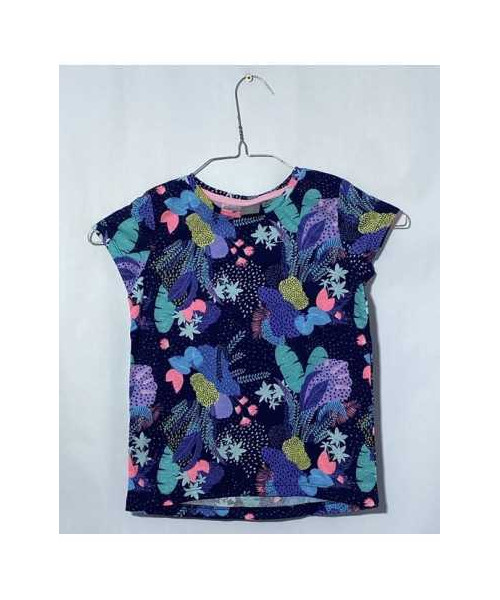 Tricou fetite cu imprimeu cu plante Little Kids