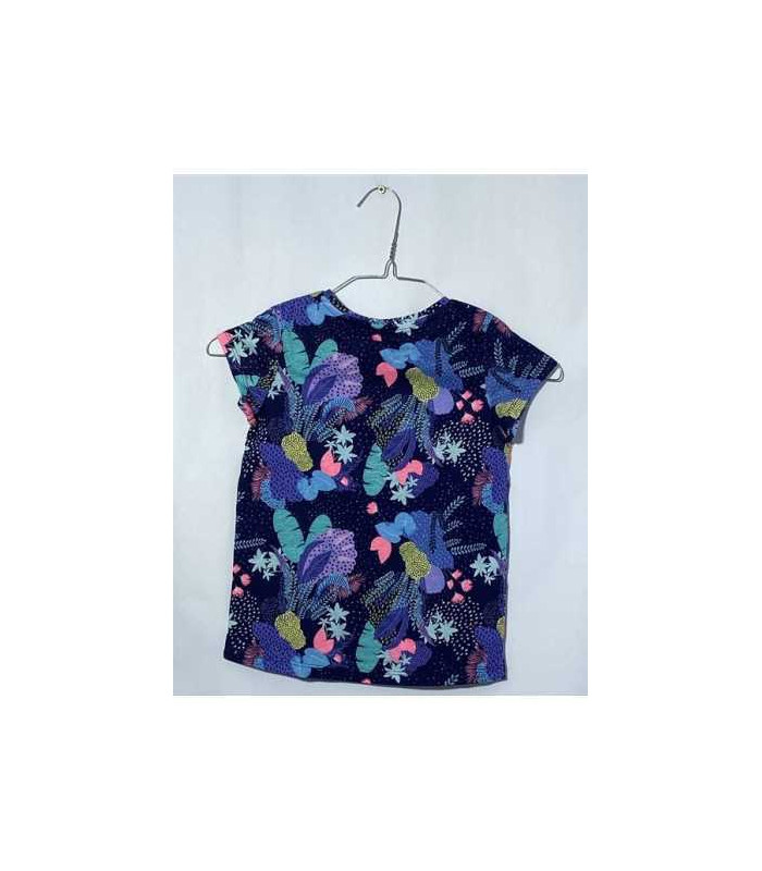 Tricou fetite cu imprimeu cu plante Little Kids