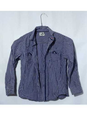 Camasa cu maneca lunga baietei in carouri Kidkind