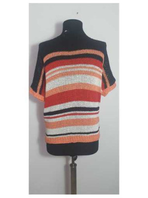 Pulover crosetat dama cu maneca scurta Steilmann 2