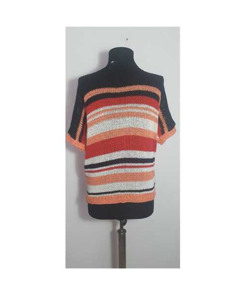 Pulover crosetat dama cu maneca scurta Steilmann