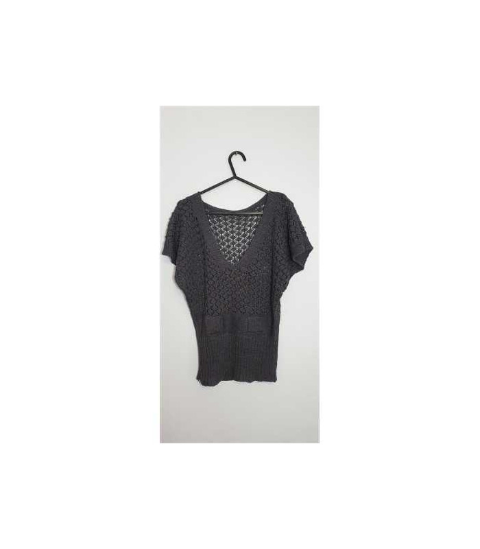 Vesta dama tricotata culoare gri Kir-Han