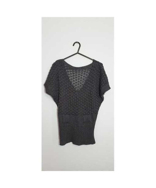 Vesta dama tricotata culoare gri Kir-Han