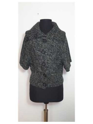 Pulover de dama tricotat cu maneca scurta Only