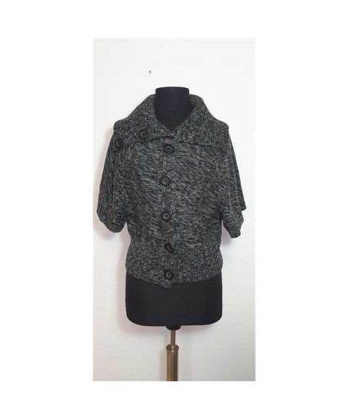 Pulover de dama tricotat cu maneca scurta Only