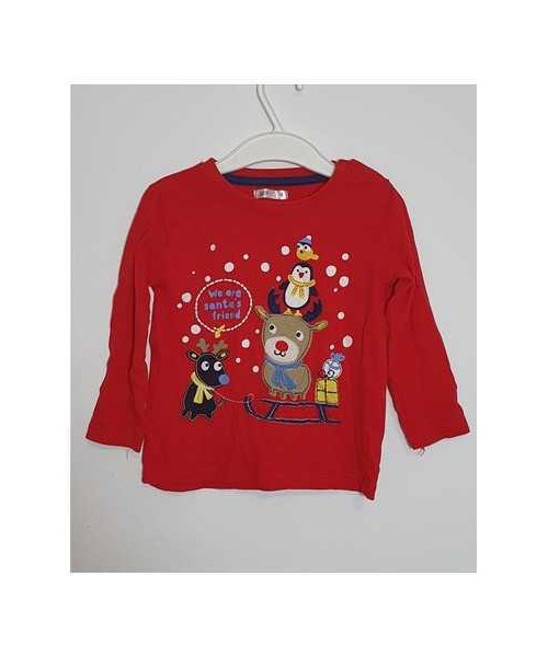 Bluza cu maneca lunga pentru copii imprimeu pentru Craciun