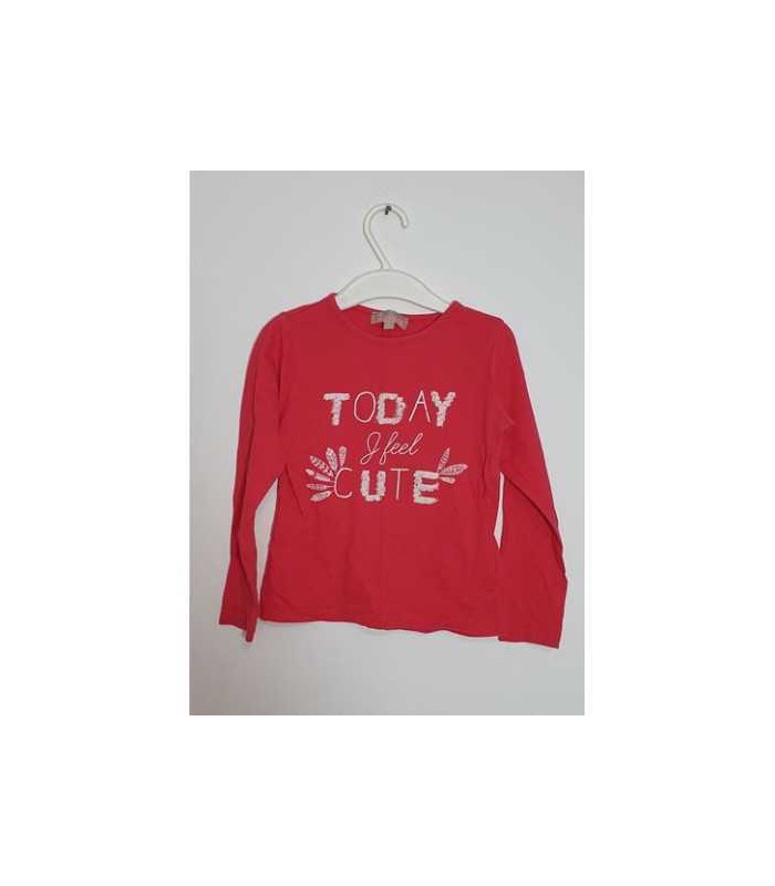 Bluzita pentru fetite cu imprimeu scris Lisa Rose