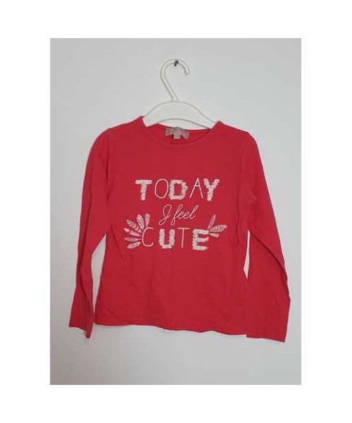 Bluzita pentru fetite cu imprimeu scris Lisa Rose