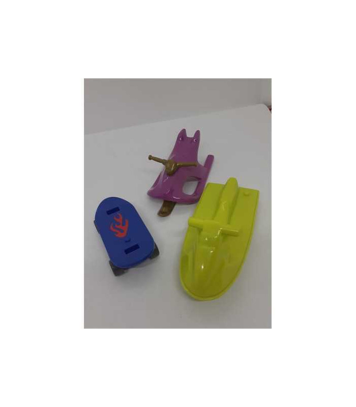 Set 3 accesorii pentru papusi din plastic