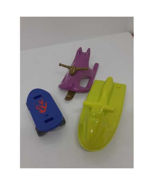 Set 3 accesorii pentru papusi din plastic