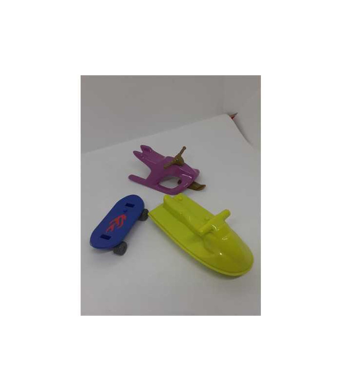 Set 3 accesorii pentru papusi din plastic