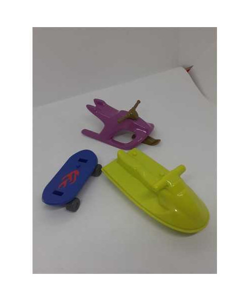 Set 3 accesorii pentru papusi din plastic