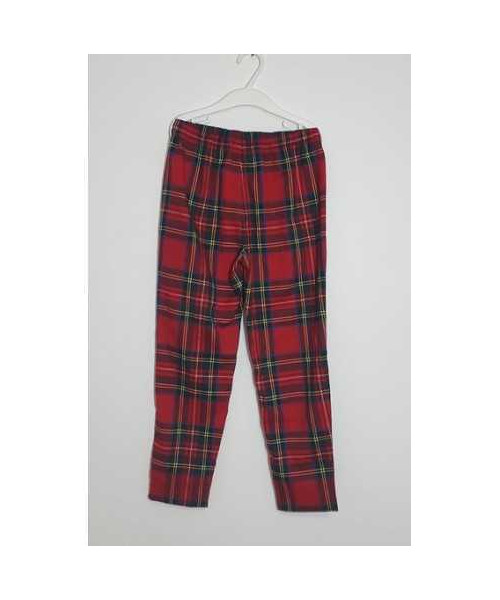 Pantaloni de fetite model in carouri Fabkids