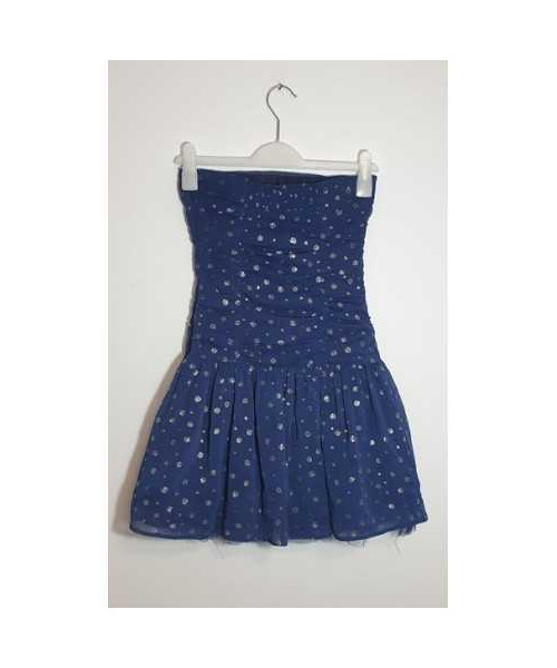 Rochita fara bretele cu detalii sclipitoare pentru fetite