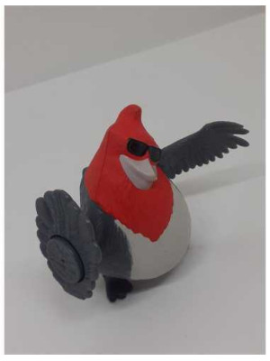 Figurina pentru copii pasare cu ochelari 2