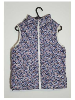 Vesta pentru fetite cu floricele Tex