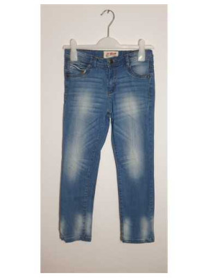 Pantaloni Jeans pentru fetite cu aspect decolorat LC WAIKIKI