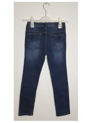 Pantaloni Jeans pentru fetite 8-9 ani SKINNY Denim 2