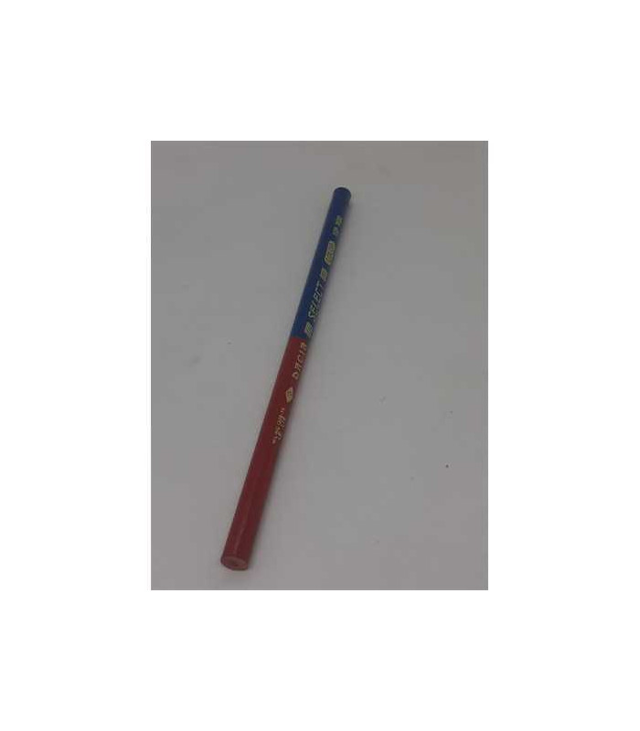 Creion vechi de colectie doua culori rosu albastru Dacia Select
