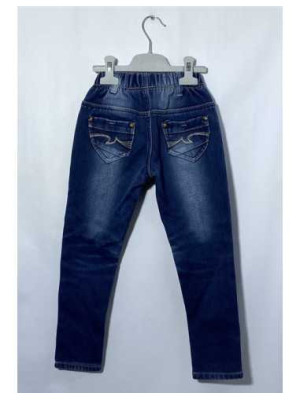 Blugi copii cu elastic in talie si buzunare DuBlu 2