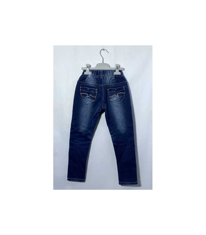 Blugi copii cu elastic in talie si buzunare DuBlu