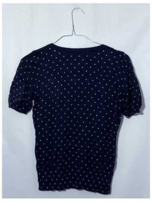 Puloveras fetite cu maneca scurta si bulinute 2