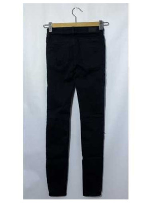 Blugi negrii fetite cu rupturi cu paiete 2