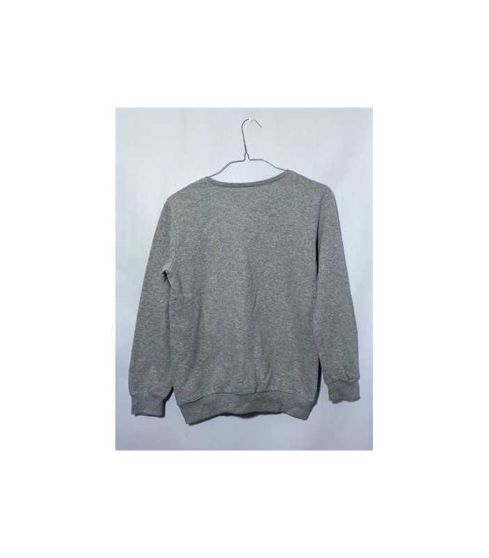 Bluza baietei cu maneca lunga gri cu imprimeu