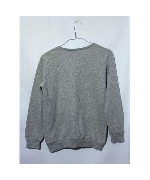 Bluza baietei cu maneca lunga gri cu imprimeu