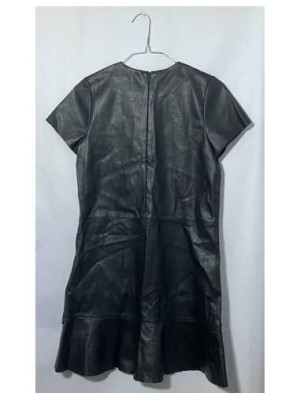 Rochita fetite imitatie piele neagra Mango 2