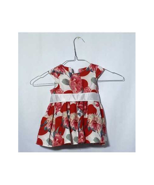 Rochita fetite cu floricele si fundita Gala