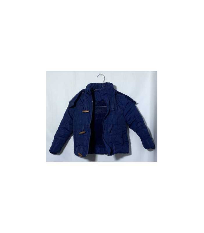 Gecuta baietei albatra cu buzunare si gluga